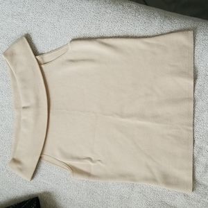 Talbots, dress top, size medium, tan